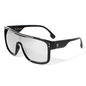 Sports Sunglasses Silver Mirror Lens Fashion Visor Wrap Around Fishing Gafad New